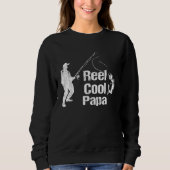 Backprint Reel cool Papa Sweatshirt (Vorderseite)