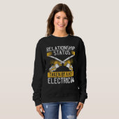 Backprint Relationship Status Taken By A Hot Elect Sweatshirt (Vorne ganz)