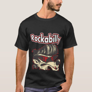 Backprint Rockabilly für Life Vintag Rockabilly T-Shirt