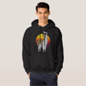 Backprint Sloth on Llama Hoodie (Vorne ganz)