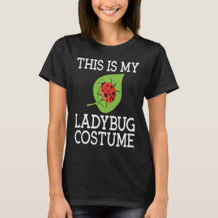 Backprint Spuren Dies ist mein ladybugs-Kostüm 4 T-Shirt