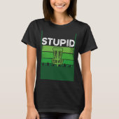 Backprint Stupid Tree Ultimate Frisbee T-Shirt (Vorderseite)