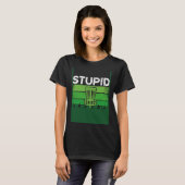Backprint Stupid Tree Ultimate Frisbee T-Shirt (Vorne ganz)
