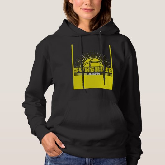 Backprint Sunshine And Bocce Ball Hoodie (Vorderseite)