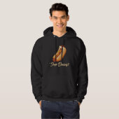 Backprint Sup Dawg  Hot Dog Hoodie (Vorne ganz)