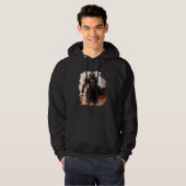 Backprint The epic warrior bravery in the dark Hoodie (Vorne ganz)