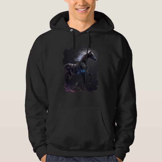 Backprint The mystical rainbow horse an adventure Hoodie (Vorderseite)