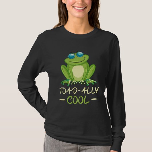 Backprint Toad ally cool cool frog T-Shirt (Vorderseite)