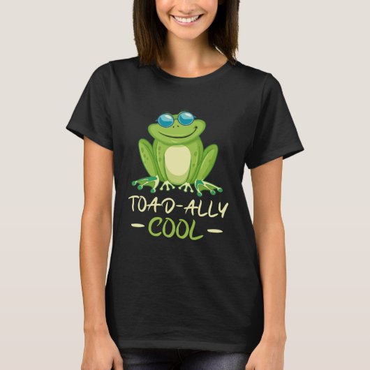 Backprint Toad ally cool cool frog T-Shirt (Vorderseite)