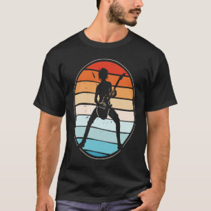 Backprint Vintage Retro Rock & Roll Musik und Gita T-Shirt