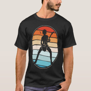 Backprint Vintage Retro Rock & Roll Musik und Gita T-Shirt