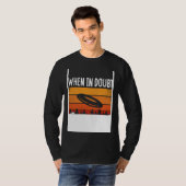 Backprint When In Doubt Layout Ultimate Frisbee T-Shirt (Vorne ganz)