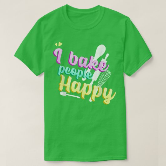 Backquote I Cookie Baker Konditorei Koch I Bake Pe T-Shirt (Design vorne)