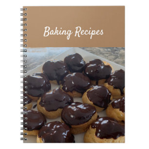 Backrezepte Creme-Puffs Notizblock