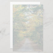 Backroad Fall Bäume Saison Stationery Briefpapier (Vorne/Hinten)