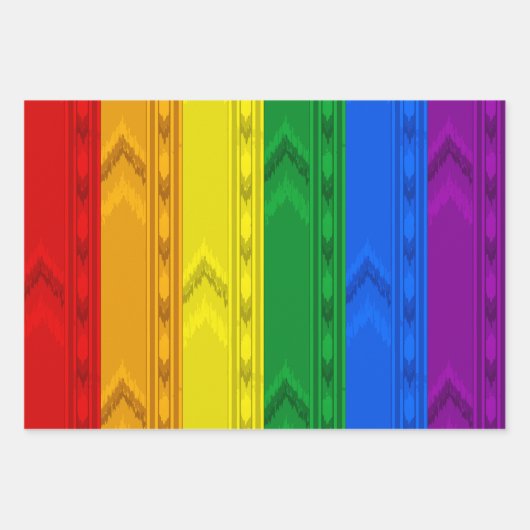 Backrooms Pride Regenbogen Geschenkpapier Set (Vorderseite)