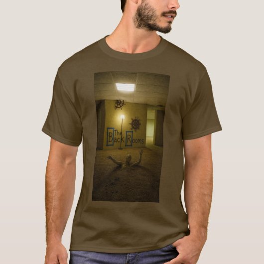 BackRooms Sinking Signal Unheimliches T-Shirt (Vorderseite)