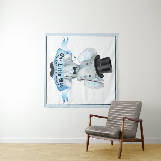 Backrop-Banner für kleine Babydusche Wandteppich (Beispiel (Horizontal))