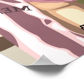 Backside Beach Beauty Poster (Ecke)