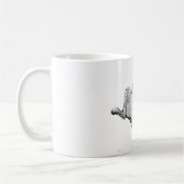 Backside Bliss – Lounging Dog Art Mug Kaffeetasse (Links)