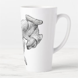 Backside Bliss – Lounging Dog Art Mug Milchtasse
