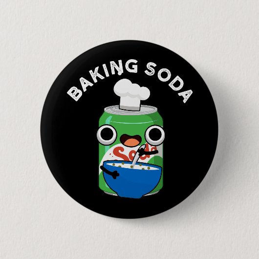 Backsoda Funny Soda Pop Puff Dark BG Button (Vorderseite)