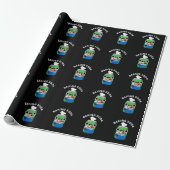 Backsoda Funny Soda Pop Puff Dark BG Geschenkpapier (Ungerollt)
