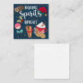 Backspirituosen hausgemachte Hammer Mitteilungskarte (Vorne/Hinten)