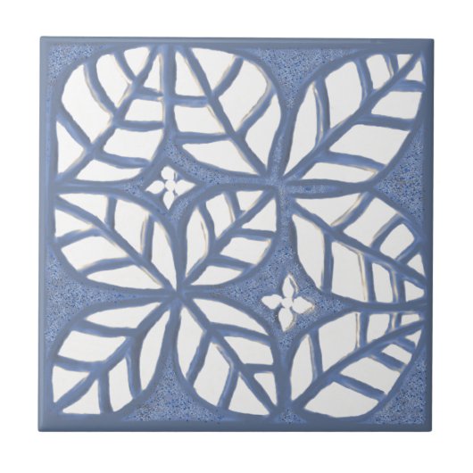 Backsplash-Fliese, Blau-Weiß-Keramik T Fliese (Vorderseite)