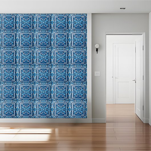 Backsplash für griechisch-blaue Fliesen