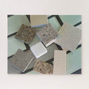 Backsplastikfliesen und Quarzaufstrich abstrakt Puzzle