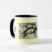 backstabbing Dachs Tasse (Vorderseite Links)