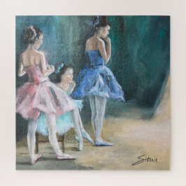 Backstage Ballerina Dancer Jigsaw Puzzle