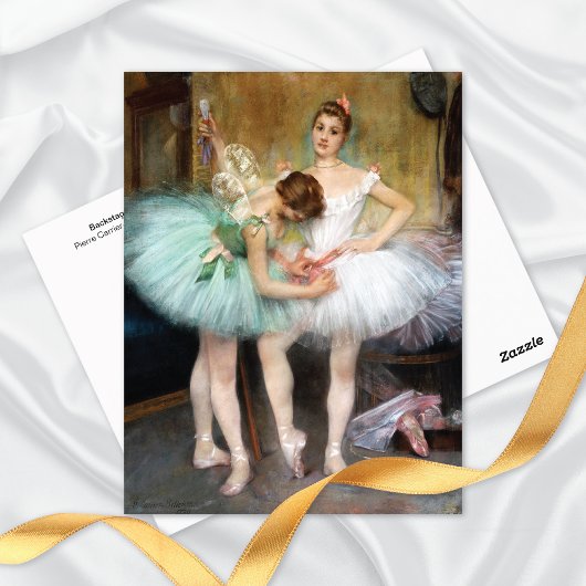 Backstage im Ballet Pierre Carrier-Belleuse Postkarte