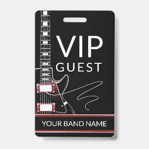 Backstage Pass VIP Benutzerdefiniertes Band Rock G Ausweis