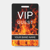 Backstage Pass VIP Custom Band Merame Lanyard Ausweis (Rückseite)