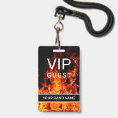 Backstage Pass VIP Custom Band Merame Lanyard Ausweis (Rückseite mit Lanyard)