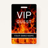 Backstage Pass VIP Custom Band Merame Lanyard Ausweis (Vorderseite)