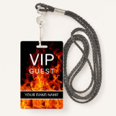 Backstage Pass VIP Custom Band Merame Lanyard Ausweis (Rückseite mit Schlüsselband)