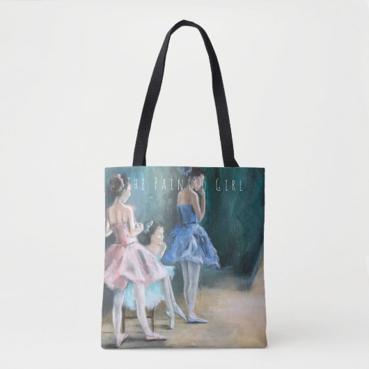 "Backstage" Tänzer-Taschentasche der Ballerinen Tasche (Vorderseite)