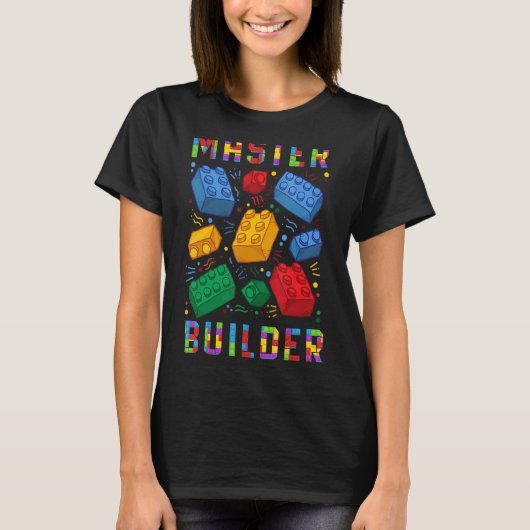 Backstein Builder blockiert Master Builder Brick G T-Shirt (Vorderseite)