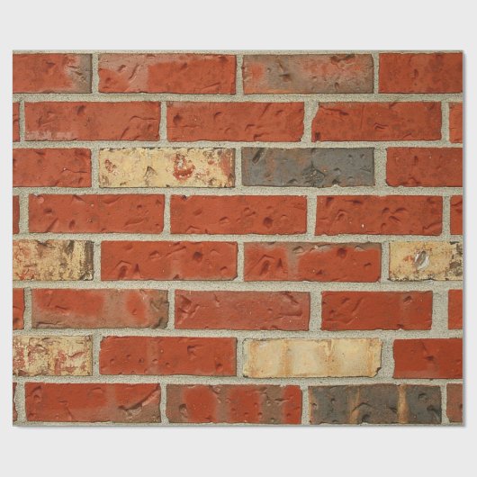 Backstein-Geschenk-Packpapier Geschenkpapier (Flach)