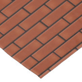 Backstein-Muster Tischdecke (Schrägansicht)