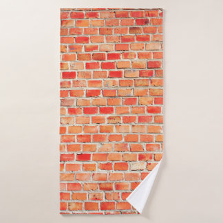 Backstein oder Textur, Design, int Badehandtuch