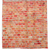 Backstein oder Textur, Design, int Duschvorhang (Vorderseite)