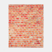Backstein oder Textur, Design, int Fleecedecke (Vorderseite)