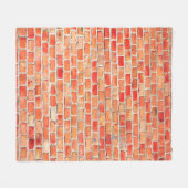 Backstein oder Textur, Design, int Fleecedecke (Vorderseite (Horizontal))