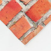 Backstein oder Textur, Design, int Fleecedecke (Ecke)