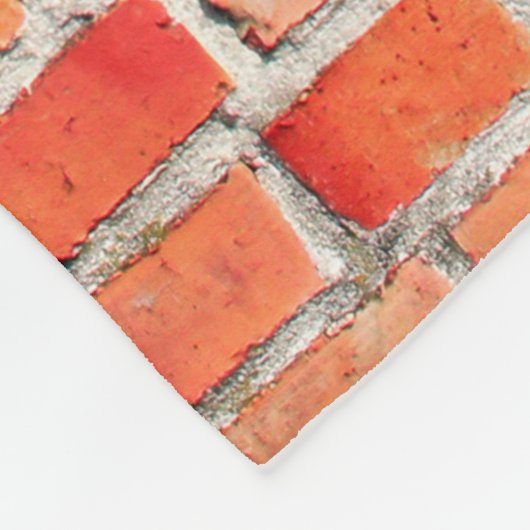 Backstein oder Textur, Design, int Fleecedecke (Ecke)