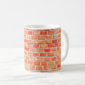 Backstein oder Textur, Design, int Kaffeetasse (VorderseiteRechts)